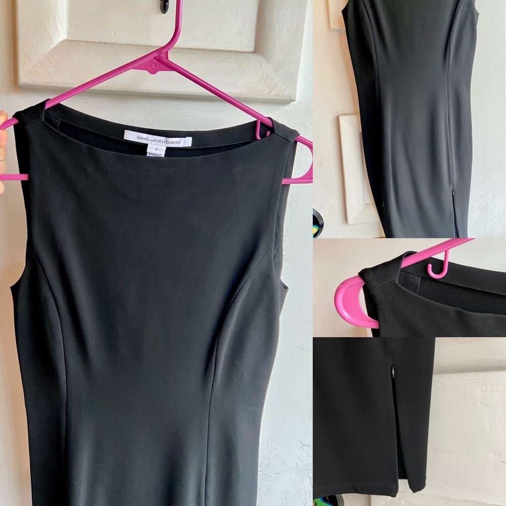 Diane Von Furstenberg Black Dress